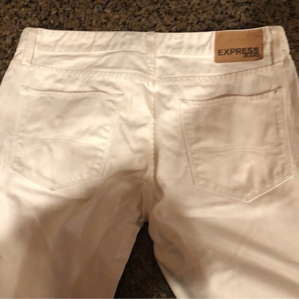 Express men’s jeans (white) ROCCO
SLIM FIT
SKINNY LEG.  32x30 - Picture 9 of 9